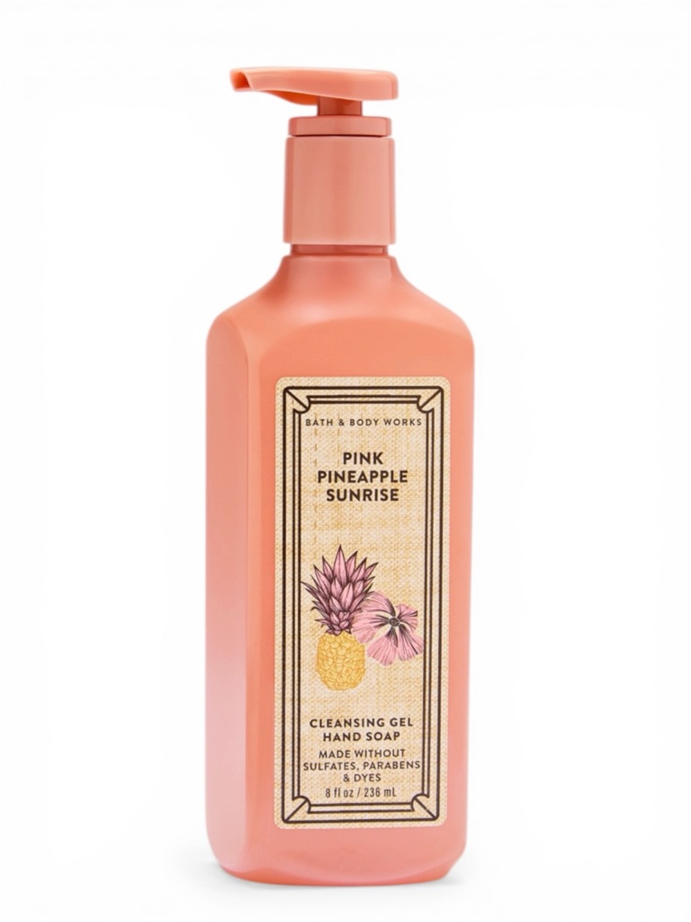 Bath & Body Works PINK PINEAPPLE SUNRISE Cleansing Gel Hand Soap 8.75 fl oz